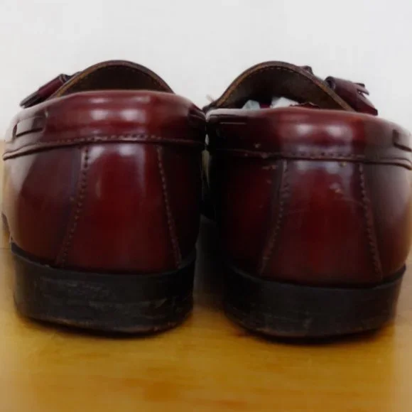 Men's Bass Weejuns Kiltie Tassel Leather Loafer Size 9D - Picture 6 of 9